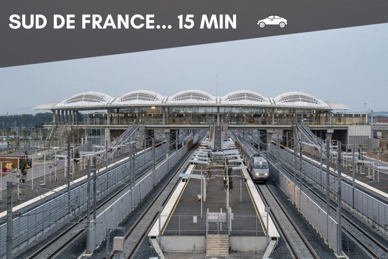 Nouveau - Jungle Montpeul - Clim - Wifi Fibre - Netflix - 5' Du Centre Et Gare - Parking - Loggia - 15' Des Plages مونبيلييه المظهر الخارجي الصورة