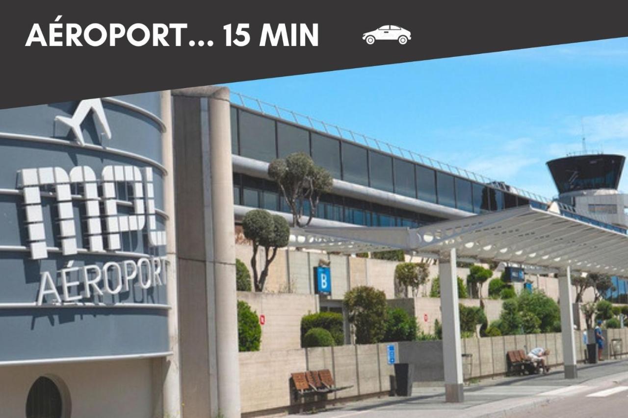 Nouveau - Jungle Montpeul - Clim - Wifi Fibre - Netflix - 5' Du Centre Et Gare - Parking - Loggia - 15' Des Plages مونبيلييه المظهر الخارجي الصورة