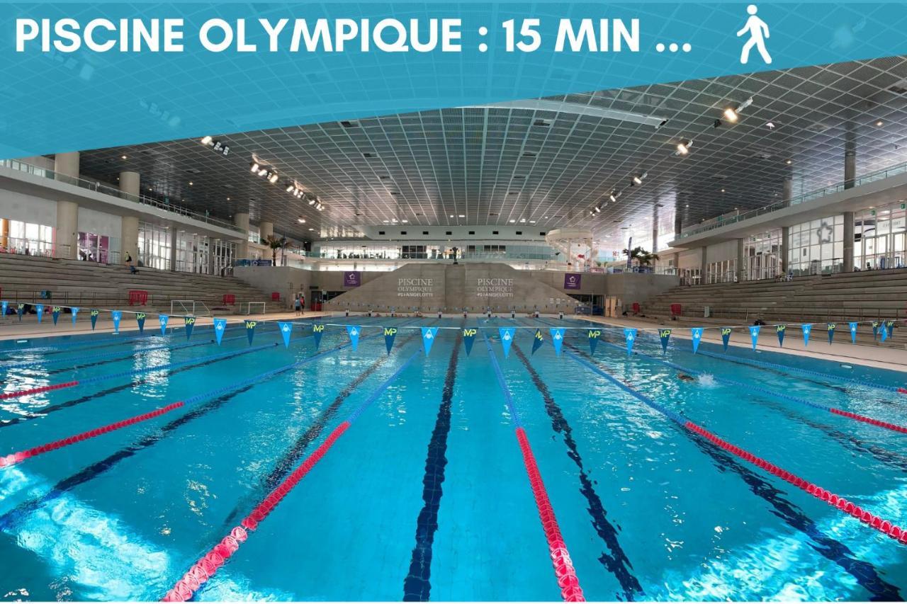 Nouveau - Jungle Montpeul - Clim - Wifi Fibre - Netflix - 5' Du Centre Et Gare - Parking - Loggia - 15' Des Plages مونبيلييه المظهر الخارجي الصورة
